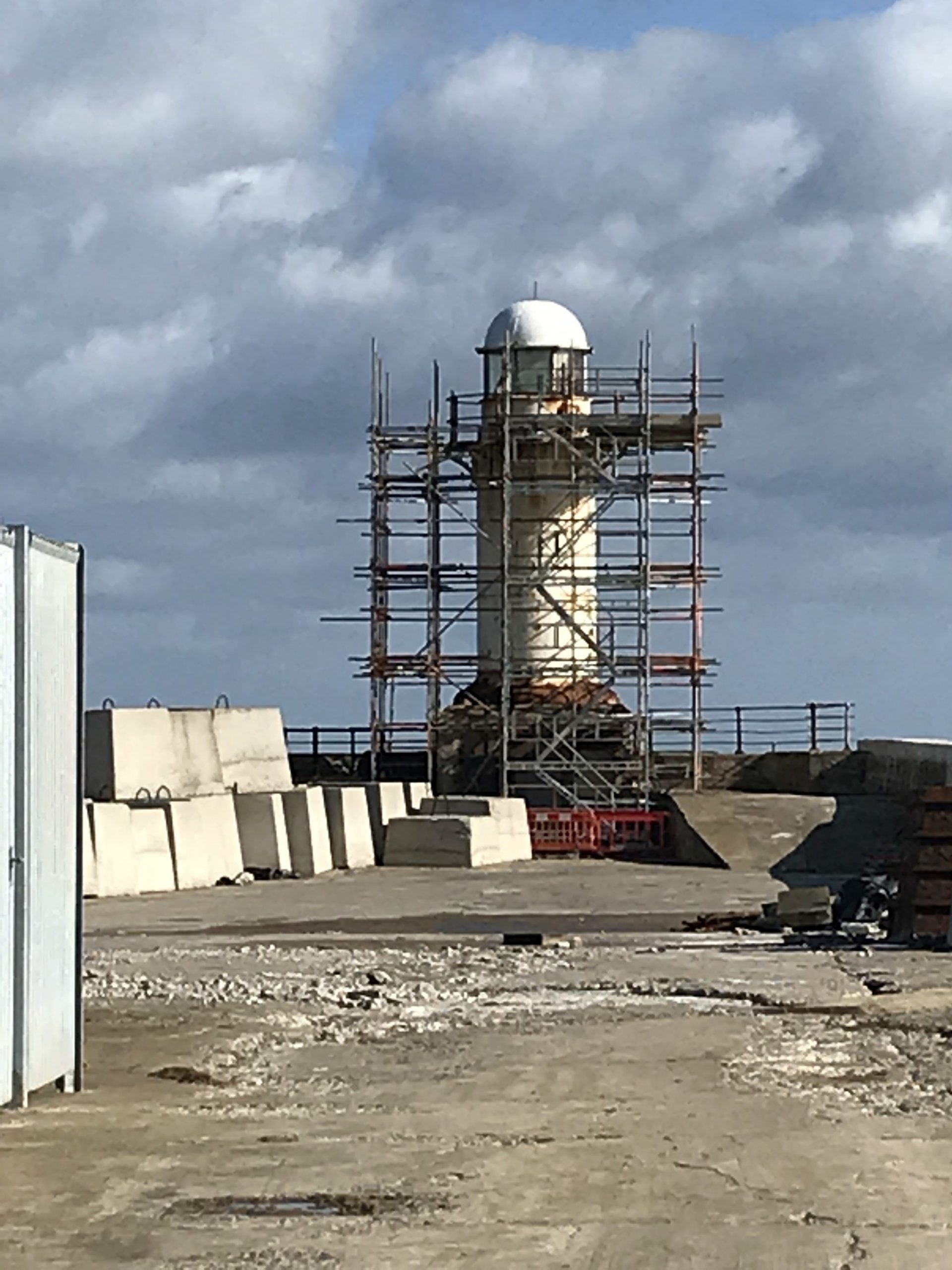 Historic Lighthouse scaffolding